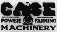 ca 1920 Case ad