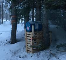 Dog Trail Safety Barrel