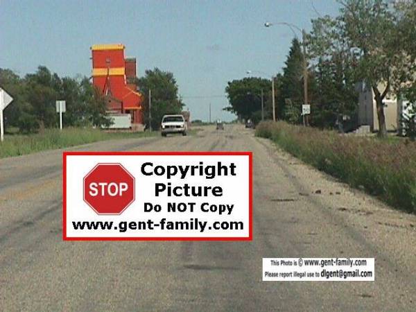 DRIVING INTO THE VILLAGE OF NEUDORF, JULY 4, 2000