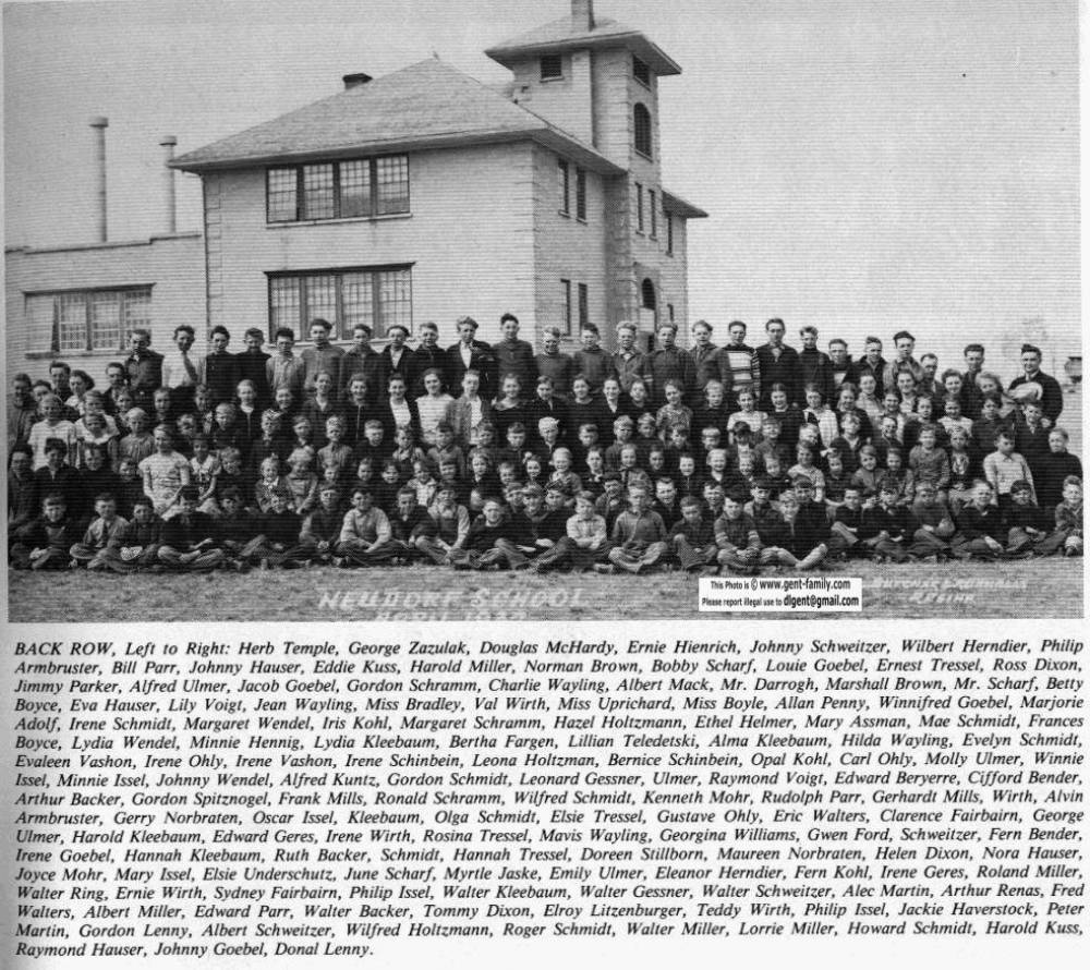 Neudorf School, April 1937