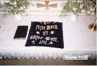 Pillow on Altar